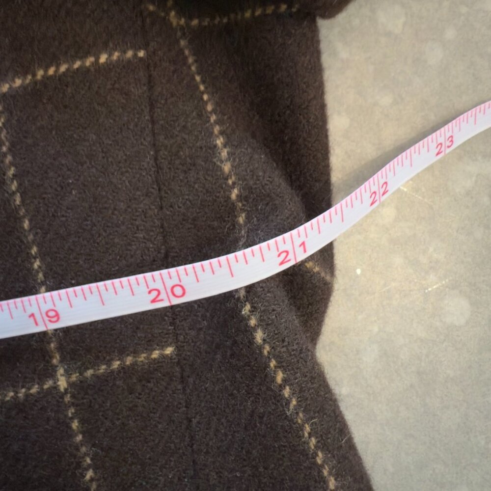 Polo by Ralph Lauren 100% Cashmere Brown Windowpane Blazer – Size 42R - Picture 11 of 16